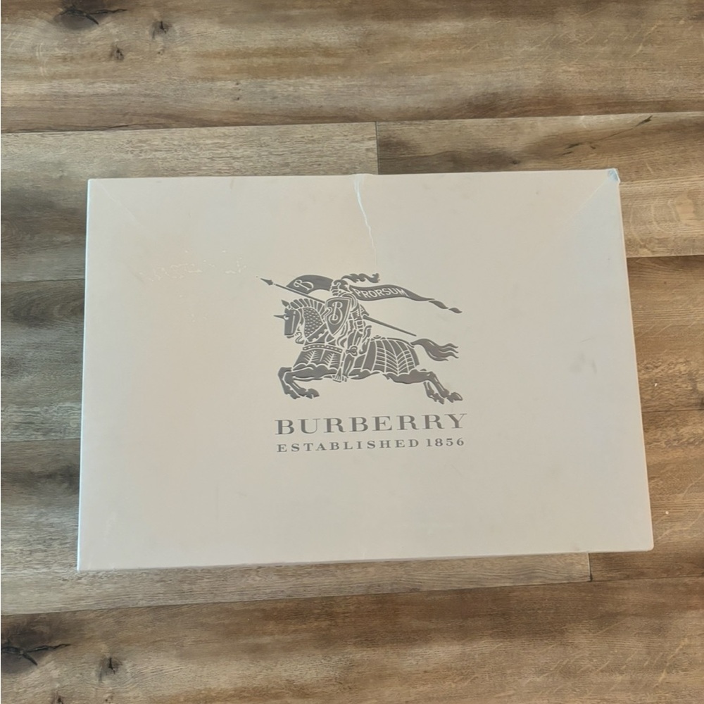 Burberry rain boots